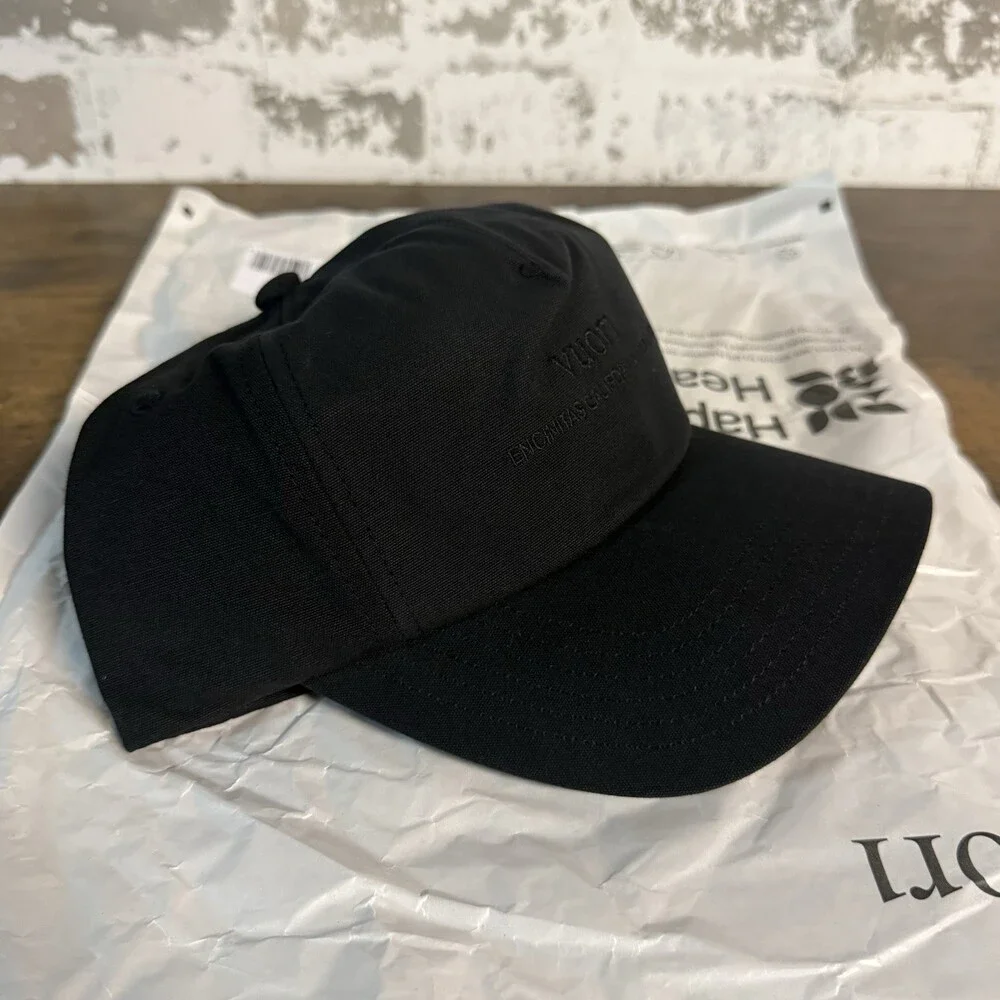 NEW Vuori Origin Hat Black Adjustable Strapback One Size